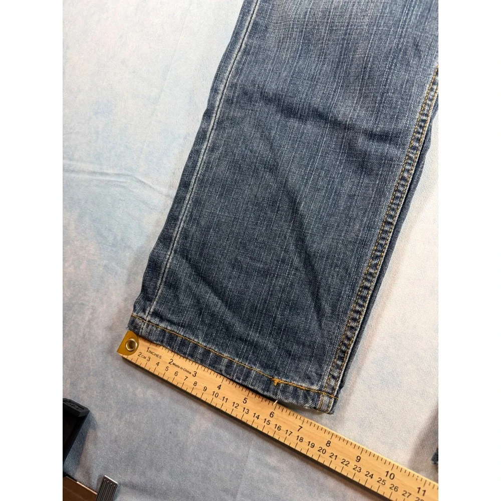 Levi's 505 Straight Leg Jeans Mens 32x34 Blue Good Medium Wash Denim